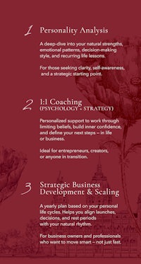 a poster with the words'personality analysis'